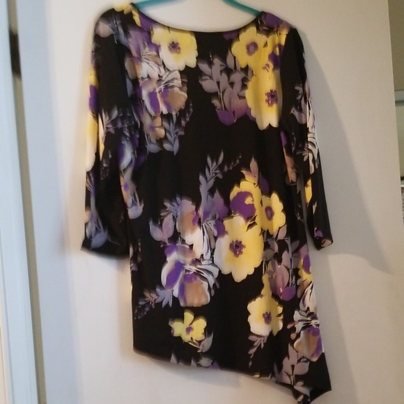 Susan Graver Beautiful Colorful Blouse - Picture 5 of 5